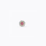 Floral Bliss Gemstone Nose Pin