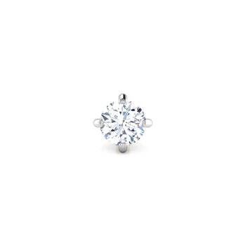 Aria Solitaire Nose Pin
